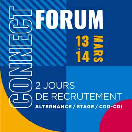 Le connect forum: 2 jours de recrutement et de professionnalisation