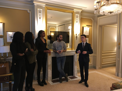 Nos étudiants visitent le Ritz